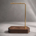 Walnut Wood Earring Display Stand
