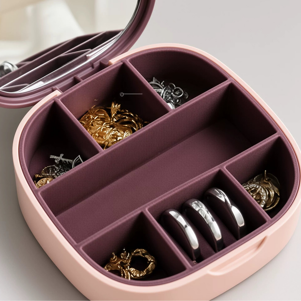 Portable Multi-Purpose Travel Jewelry Case