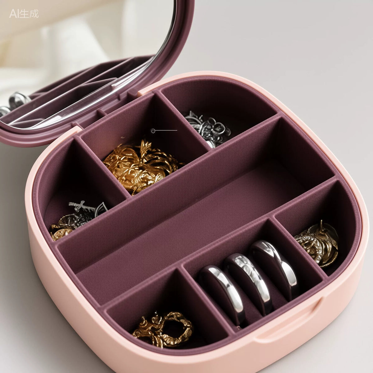 Portable Multi-Purpose Travel Jewelry Case