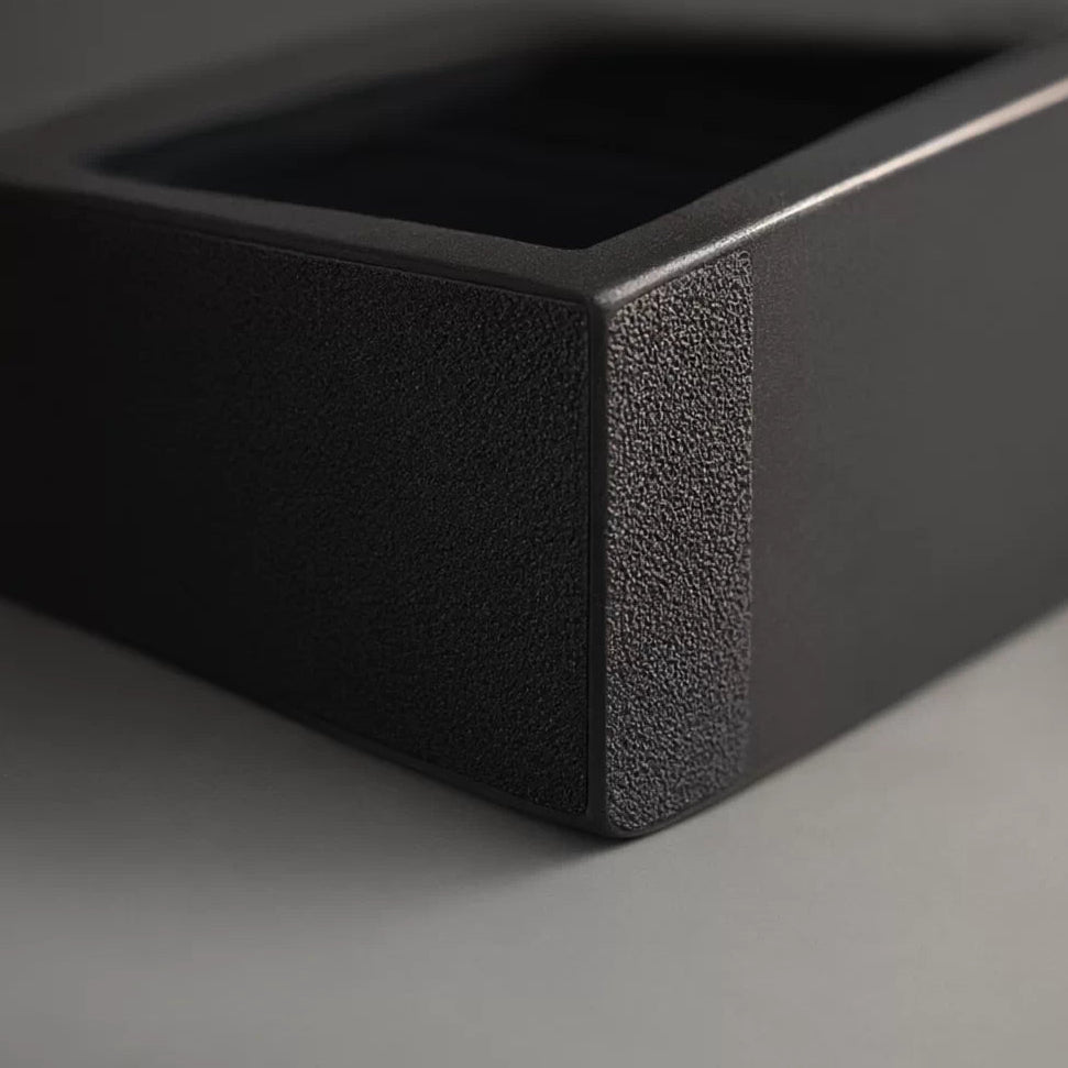 Black Glass-Lid Jewelry Display Box