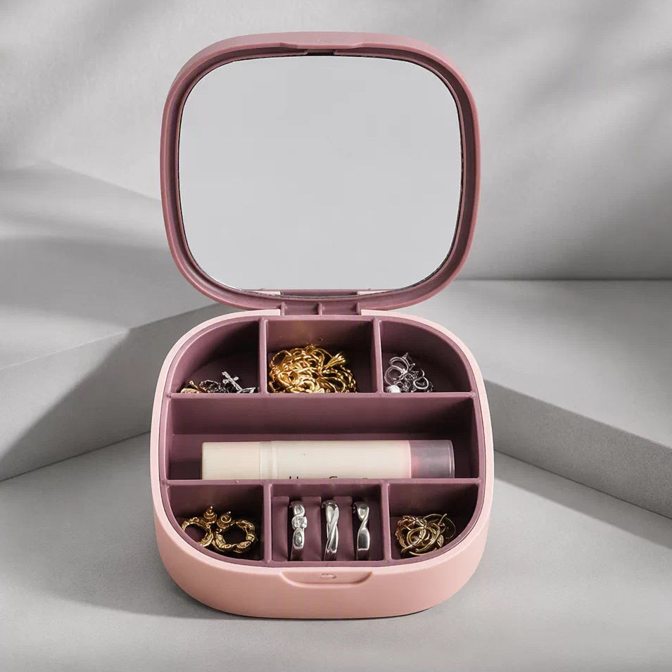 Portable Multi-Purpose Travel Jewelry Case