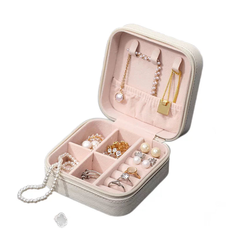 Compact Travel Ring & Earring Jewelry Box