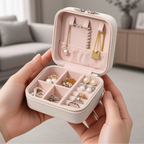 Compact Travel Ring & Earring Jewelry Box