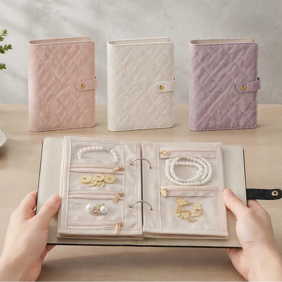 Large-Capacity Jewelry Organizer Book