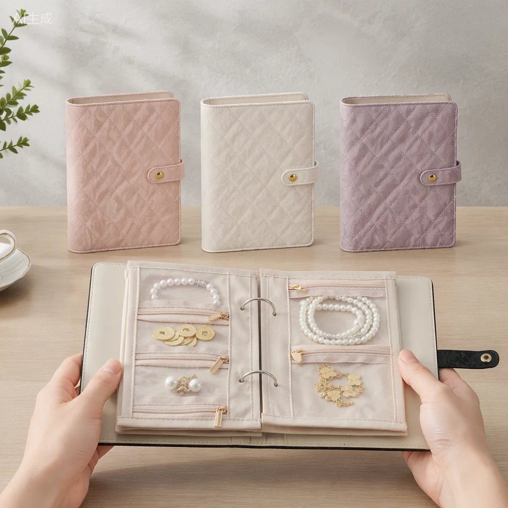 Large-Capacity Jewelry Organizer Book