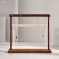 Walnut-Tone Multi-Purpose Jewelry Display Stand