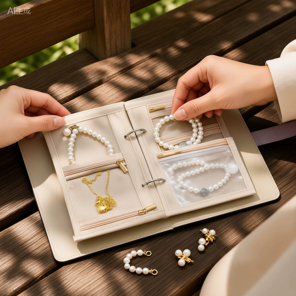 Large-Capacity Jewelry Organizer Book
