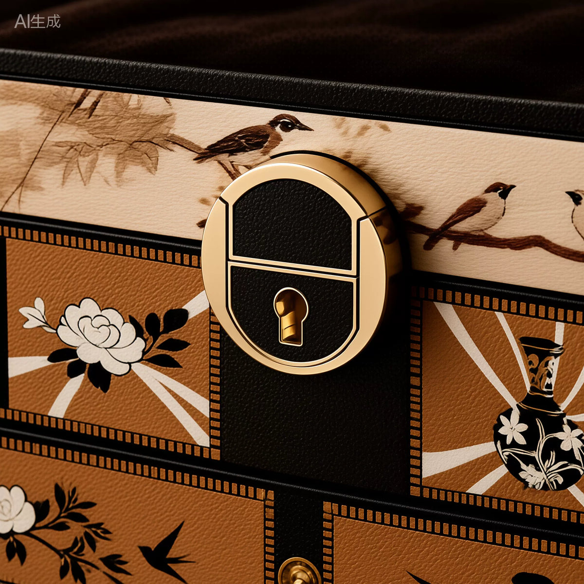 Elegant Portable Ring & Necklace Jewelry Case