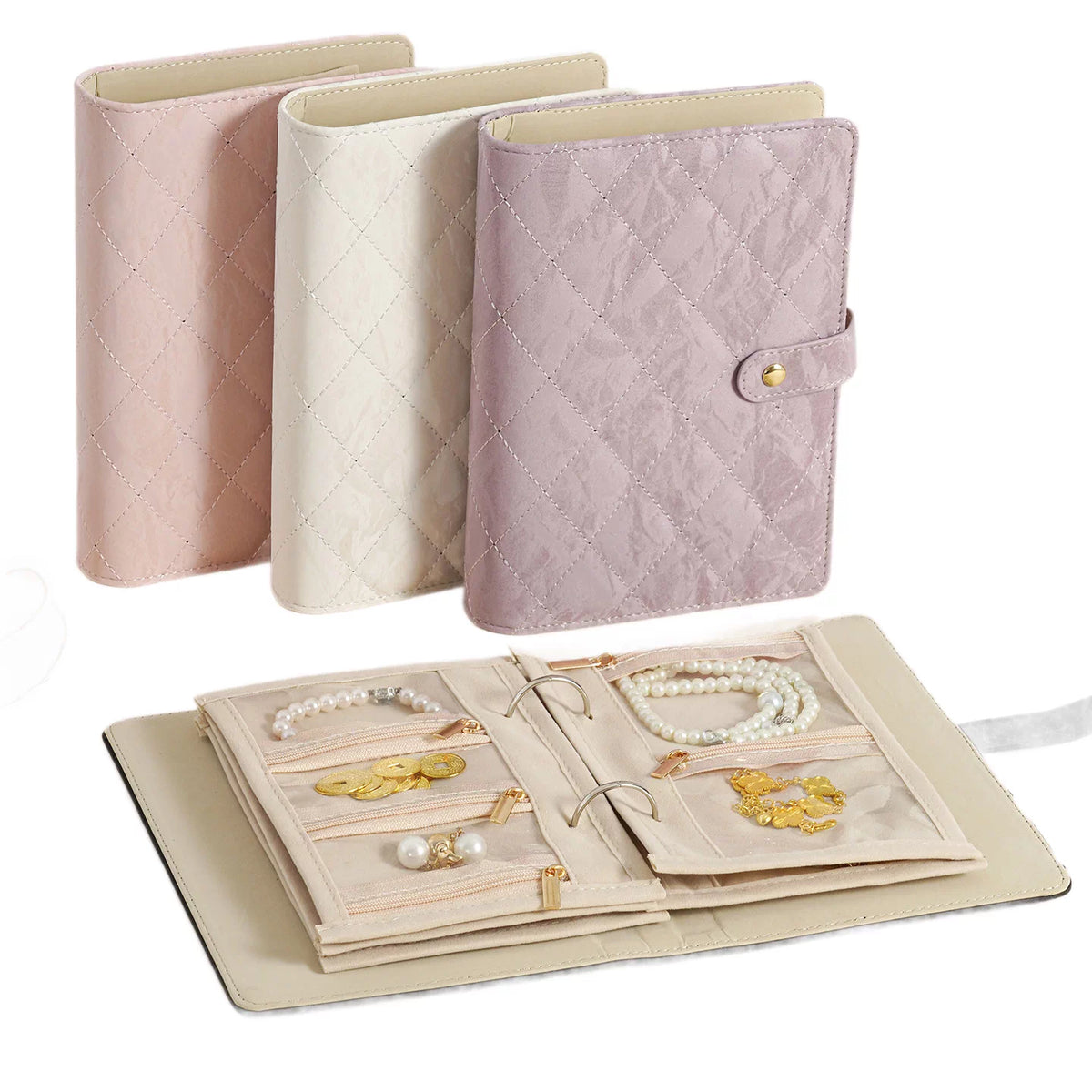 Large-Capacity Jewelry Organizer Book