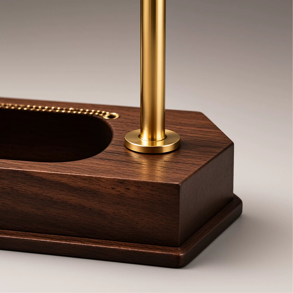 Walnut Wood Earring Display Stand
