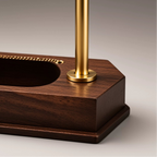 Walnut Wood Earring Display Stand